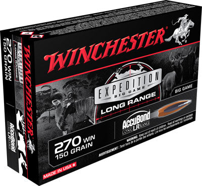 Winchester .270 Winchester S270LR Expedition Big Game Nosler AccuBond Long-Range 150 Grain