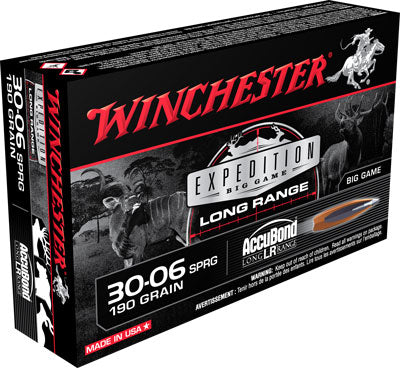 Winchester .30-06 Springfield S3006LR Expedition Big Game Nosler AccuBond Long-Range 190 Grain