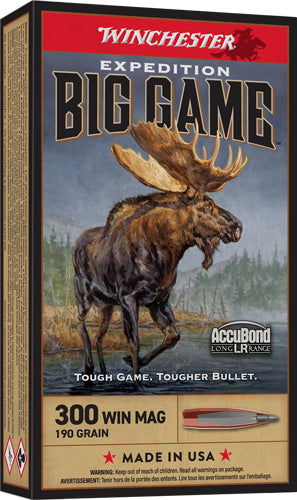 Winchester .300 Winchester Mag S300LR Expedition Big Game Nosler AccuBond Long-Range 190 Grain
