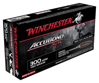 Winchester .300 WSM S300WSMCT Expedition Big Game AccuBond CT Polymer Tip 180 Grain