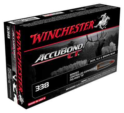Winchester .338 Lapua Magnum S338LCT Expedition Big Game AccuBond CT Polymer Tip 300 Grain
