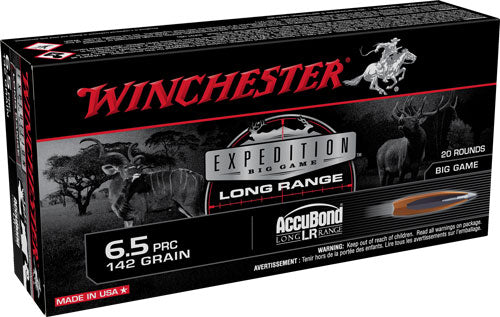 Winchester 6.5 PRC S65PLR Expedition Big Game Nosler AccuBond Long-Range 142 Grain