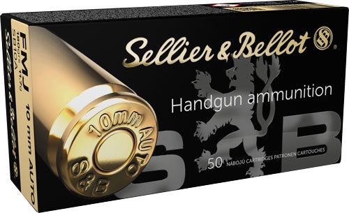 Sellier & Bellot (S&B) 10mm Auto SB10A 754908500918 Full Metal Jacket FMJ 180 Grain
