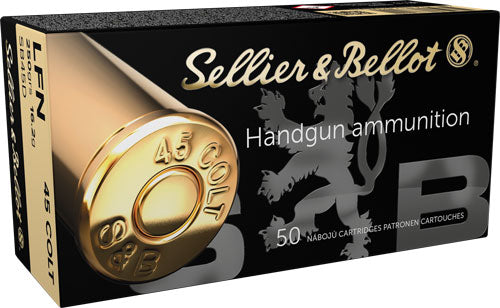 Sellier & Bellot (S&B) .45 Long Colt SB45D 754908500581 Lead Flat Nose 250 Grain