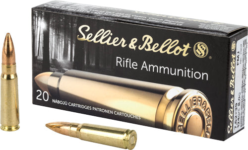 Sellier & Bellot (S&B) 7.62x39mm SB76239A Tactical Full Metal Jacket FMJ 124 Grain