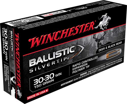 Winchester .30-30 Winchester SBST3030 Ballistic Silvertip Rapid Controlled Expansion Polymer Tip 150 Grain