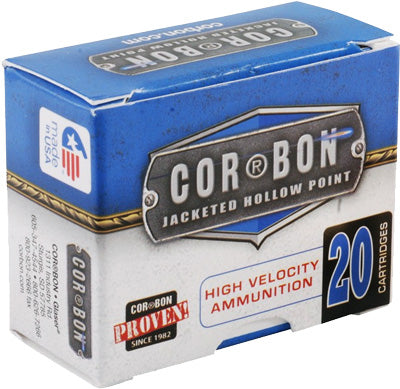 Cor-Bon 10mm Auto SD1013520 Self Defense Jacketed Hollow Point JHP 135 Grain