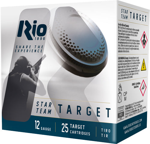RIO STAR TEAM 12GA 2.75" 1OZ #8 1250FPS 250RD CASE