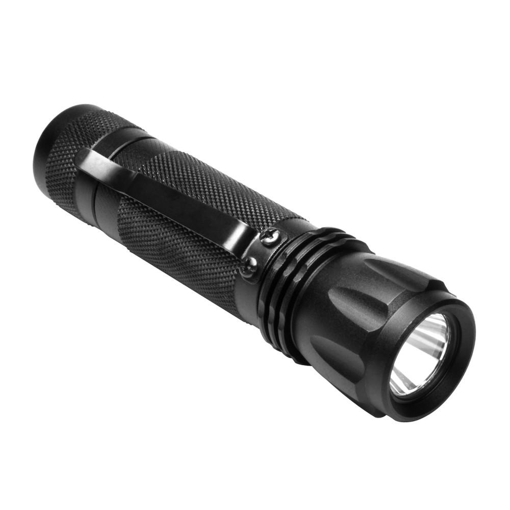 NcStar 3 Watt CREE LED Tactical Flashlight with Weaver Style Ring 160 Lumens