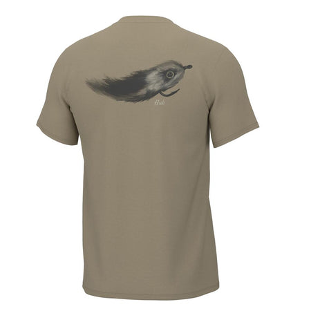Huk Streamer Fly Comfortable Short Sleeve Tee Overland Trek M