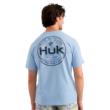 Huk Marlin Circle Short Sleeve Pocket Shirt Cerulean 2XL
