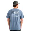 Huk Born Wave Short Sleeve Shirt Stormy Blue S