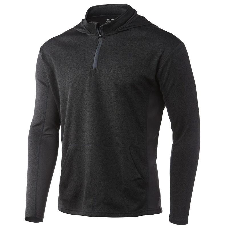Huk Icon X Coldfront Hooded Sweatshirt Volcanic Ash Heather Size S