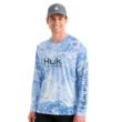 Huk Mossy Oak Pursuit Performance Long Sleeve Crew Shirt MO Regatta L