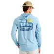 Huk Drift Long Sleeve Hoodie Shipyard Heather M