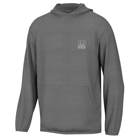 Huk Huk'd Up DWR Fleece Performance Hoodie Volcanic Ash Heather 2XL