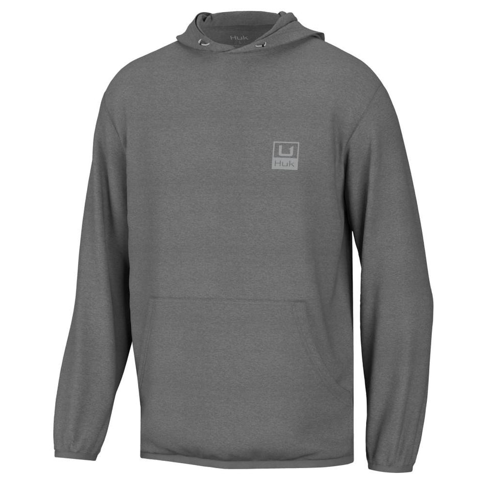 Huk Huk'd Up DWR Fleece Performance Hoodie Volcanic Ash Heather 2XL