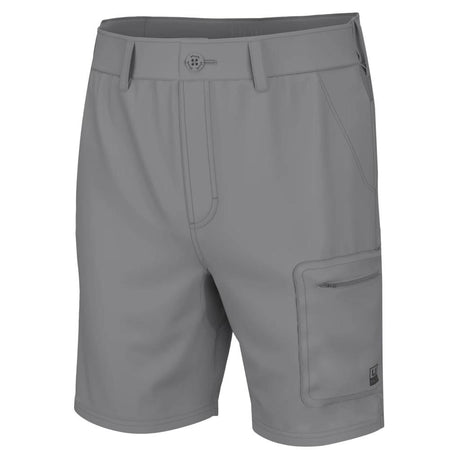 Huk Next Level 7 Inch Shorts Overcast Grey Size 2XL