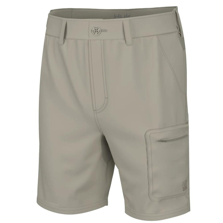 Huk Next Level 7" Performance Shorts Khaki Size 2XL