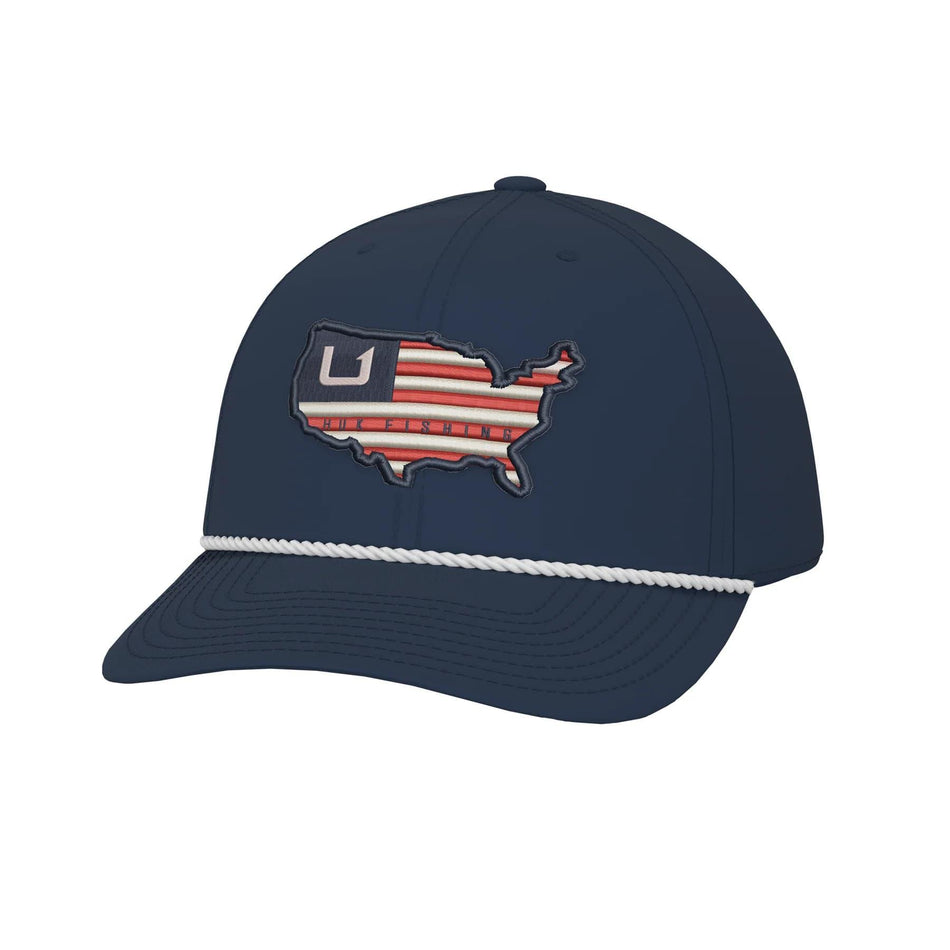 Huk American Rope Mid-Profile Hat Sargasso Sea