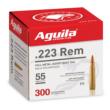Aguila .223 Remington Rifle Ammo Target & Range Full Metal Jacket FMJ 55 grain 