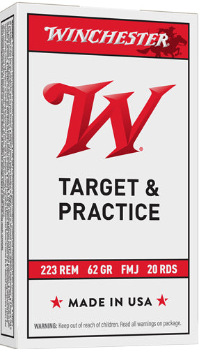 Winchester .223 Remington USA223R3 USA Full Metal Jacket FMJ 62 Grain