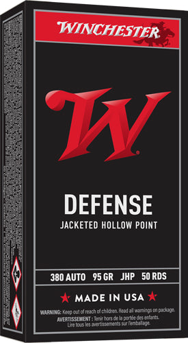 Winchester .380 ACP/Auto USA380JHP USA Jacketed Hollow Point JHP 95 Grain