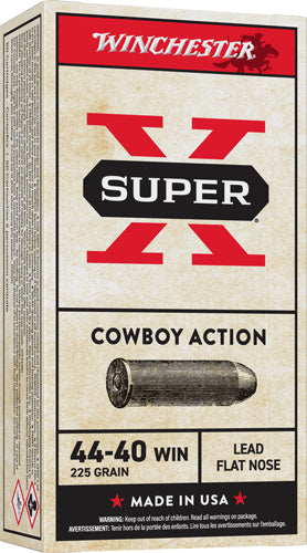 Winchester .44-40 Winchester USA4440CB USA Super X Cowboy Action Lead Flat Nose 225 Grain