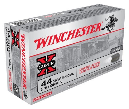 Winchester .44 S&W Special USA44CB USA Super X Cowboy Action Lead Flat Nose 240 Grain