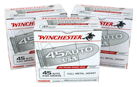 Winchester .45 ACP/Auto USA45W USA Full Metal Jacket FMJ 230 Grain