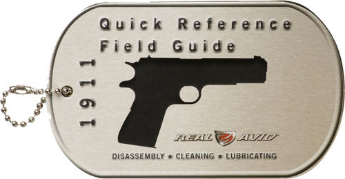 Real Avid 1911 Maintenance Cards Field Guide