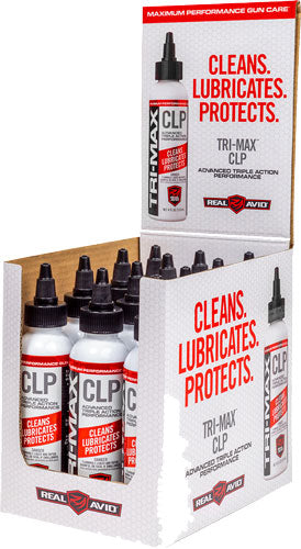 REAL AVID TRI-MAX CLP GUN WIPE 4 OZ. 12PC. DISPLAY