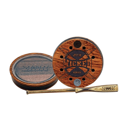 Zink Wicked Series Crystal Surface Pot Call - Weatherproof Impregnated Wood