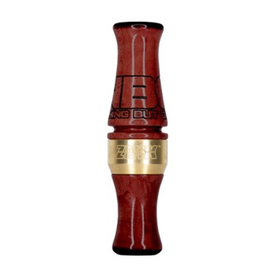 Zink NBG Custom Deluxe Duck Mouth Call with Brass Band and Laser Engraving
