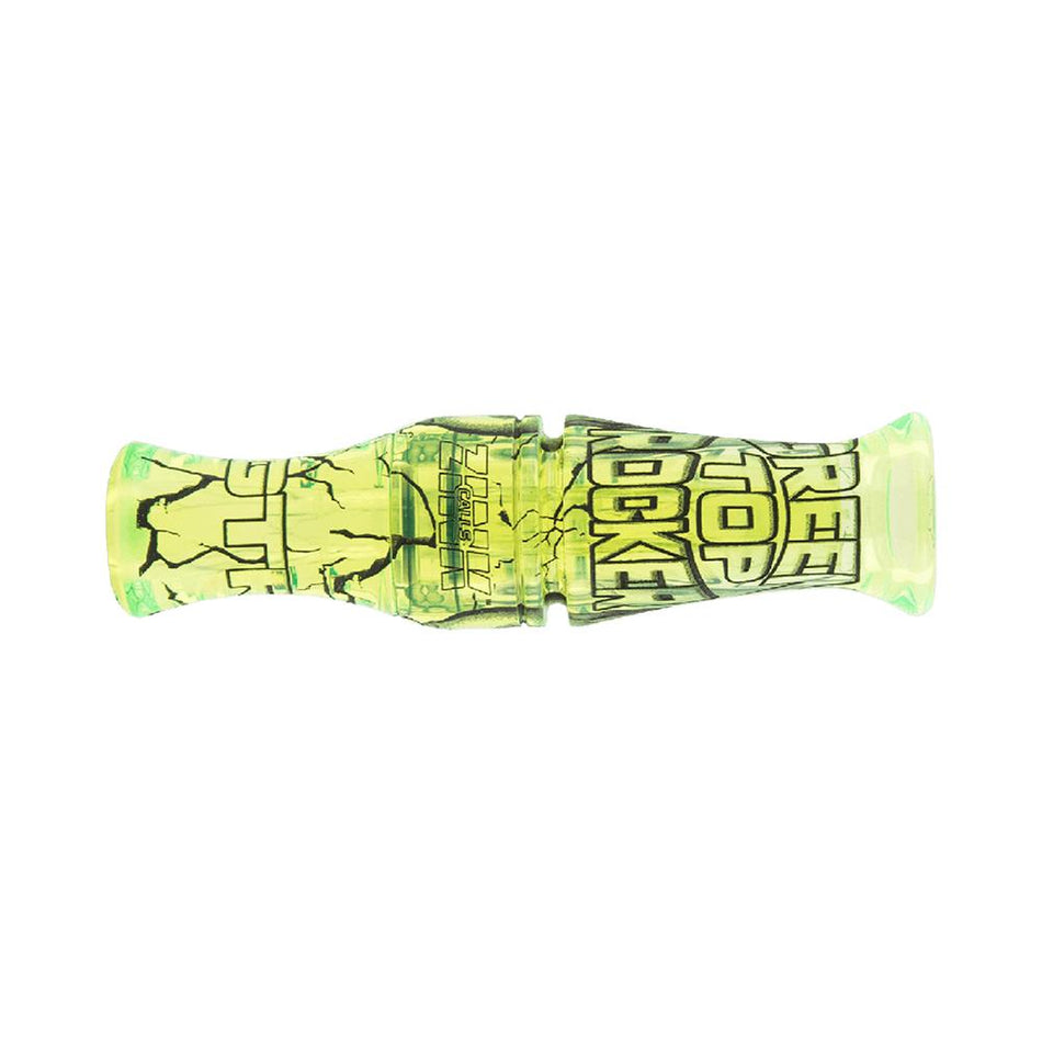 Zink Green Top Rocker Duck Call Interference Green with Hard Case
