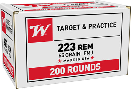 Winchester .223 Remington W223200 USA Full Metal Jacket FMJ 55 Grain