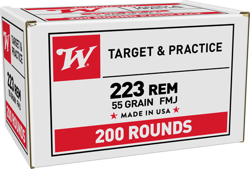 Winchester .223 Remington W223200 USA Full Metal Jacket FMJ 55 Grain