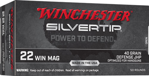 Winchester .22 Magnum W22MST Silvertip Hollow Point HP 40 Grain