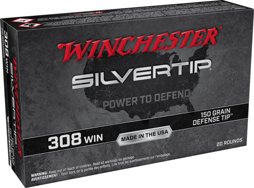 Winchester .308 Win / 7.62x51mm W308ST Silvertip Defense Tip 150 Grain