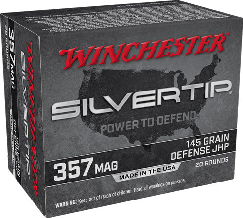 Winchester .357 Magnum W357ST Silvertip Silvertip Jacket Hollow Point 145 Grain