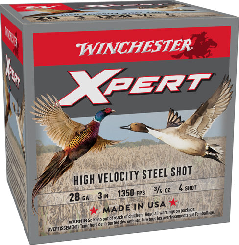 Winchester 28 Gauge WEXP2834 Xpert High Velocity 3" 3/4oz 4 Shot