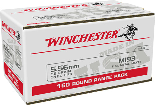Winchester 5.56x45mm NATO WM193150 Lake City Full Metal Jacket FMJ 55 Grain