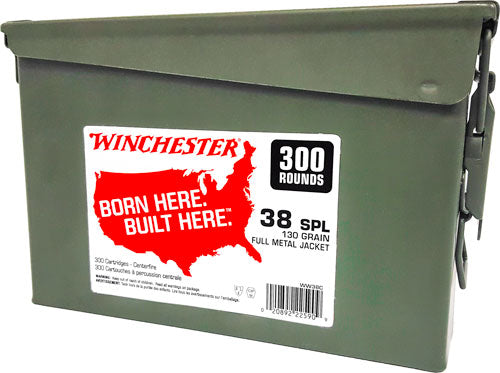 Winchester .38 Special WW38C Full Metal Jacket FMJ 130 Grain