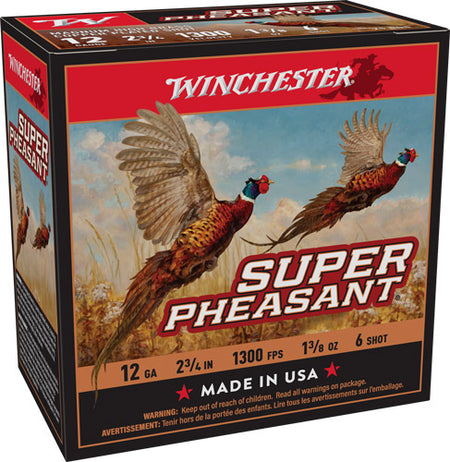 Winchester 12 Gauge X12PH6 Super Pheasant Magnum 2.75" 1-3/8oz 6 Shot