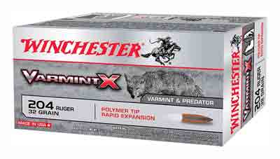 Winchester .204 Ruger X204P Varmint X Polymer Tip Rapid Expansion 32 Grain