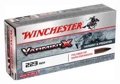Winchester .223 Remington X223P1 Varmint X Polymer Tip Rapid Expansion 40 Grain