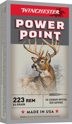Winchester .223 Remington X223R Super X Jacketed Soft Point JSP 55 Grain