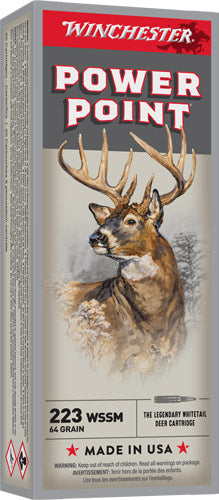 Winchester .223 WSSM X223WSS1 Super-X Power-Point 64 Grain