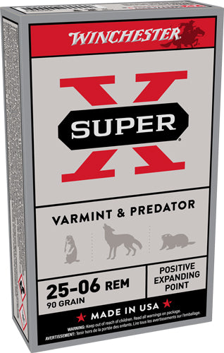 Winchester .25-06 Remington X25061 Super X Positive Expanding Point 90 Grain