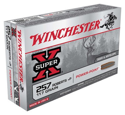 Winchester .257 Roberts X257P3 Super X Power-Point 117 Grain